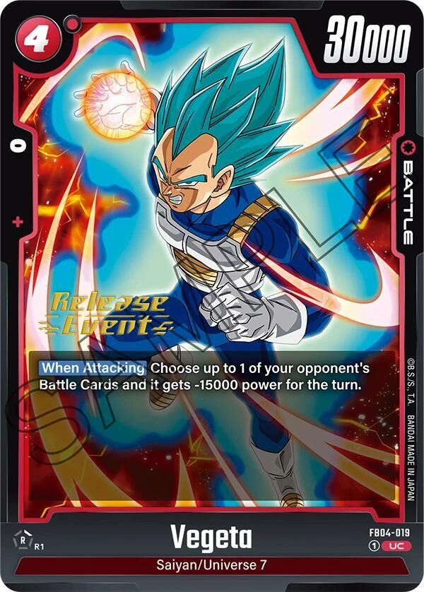 Vegeta [Release Event] #FB04-019