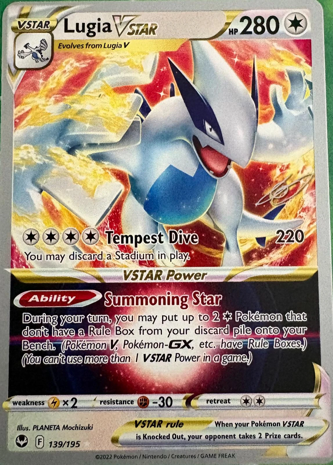 Lugia VSTAR Gabriel Fernandez #139
