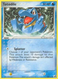 Totodile Reverse Holo