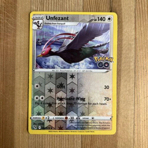 Unfezant Reverse Holo #63