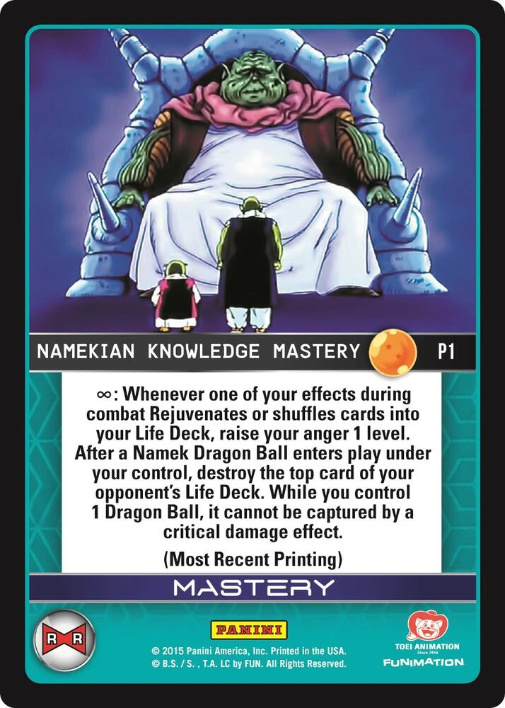 Namekian Knowledge Mastery [Evolution] #P1
