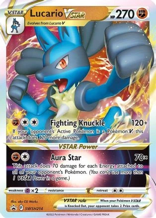 Lucario VStar #SWSH214