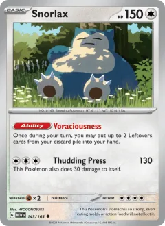 Snorlax Reverse Holo