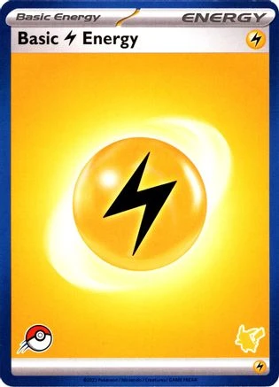 Basic Lightning Energy Blue Border