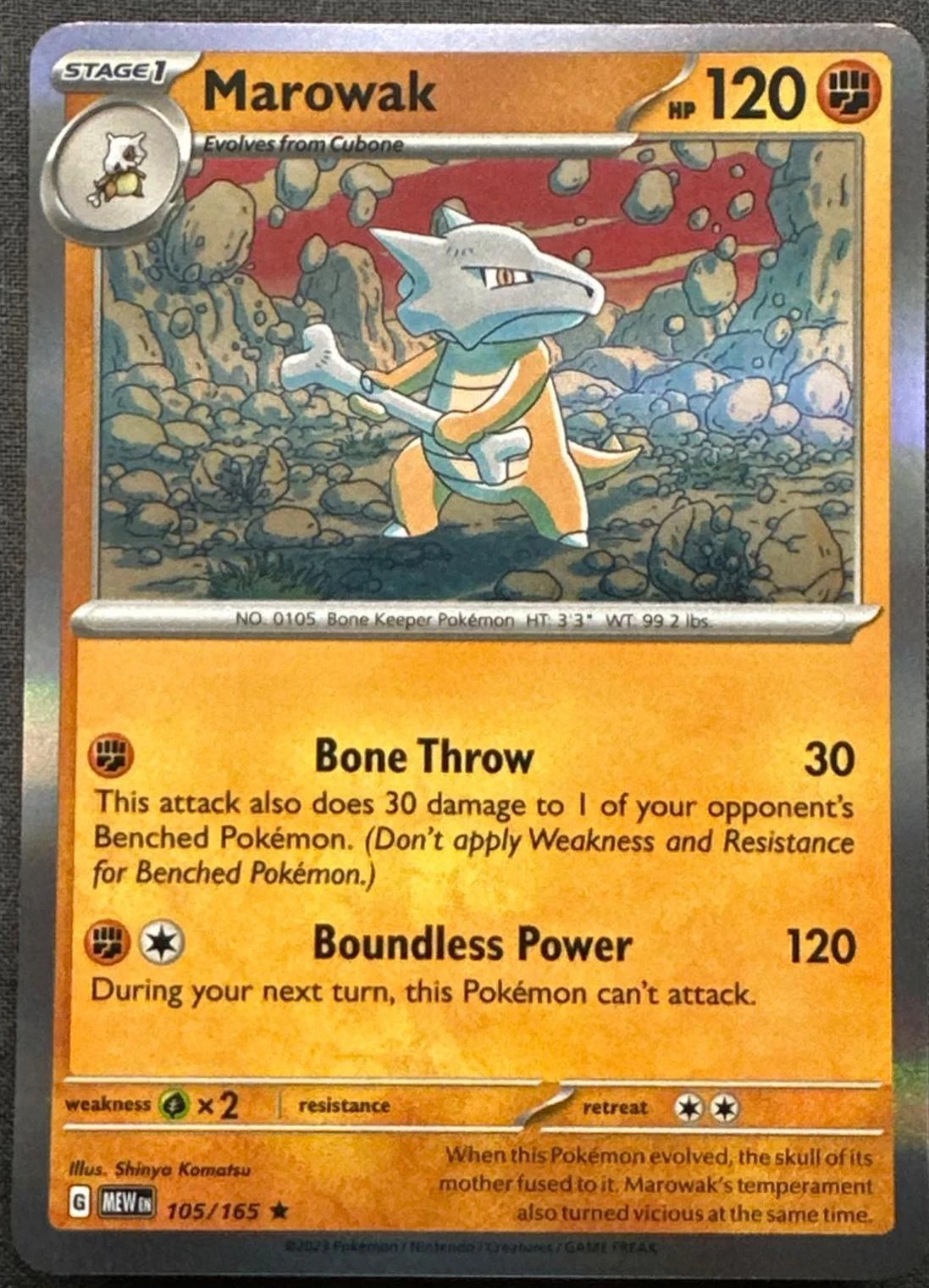 Marowak #105