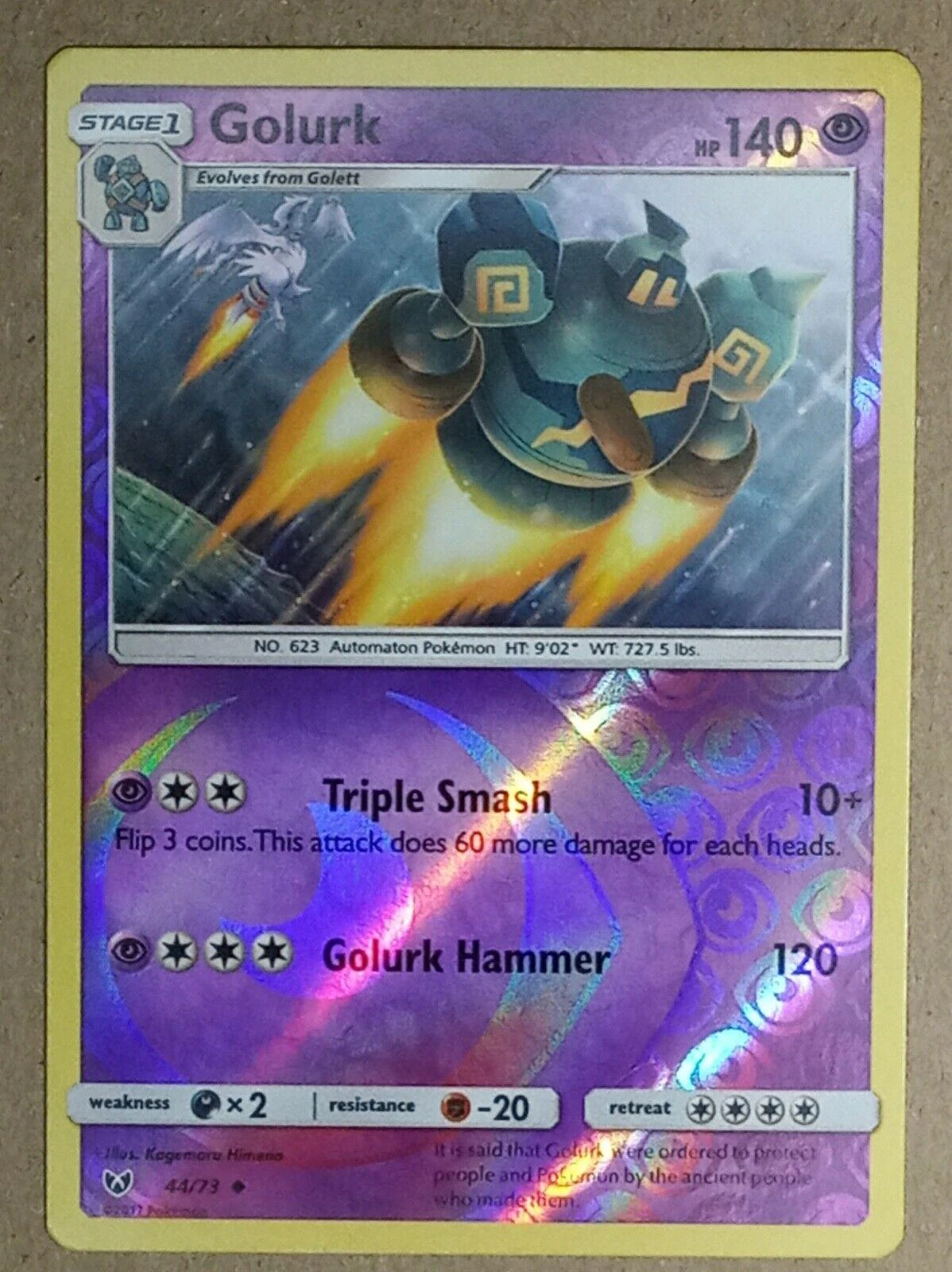 Golurk Reverse Holo #44