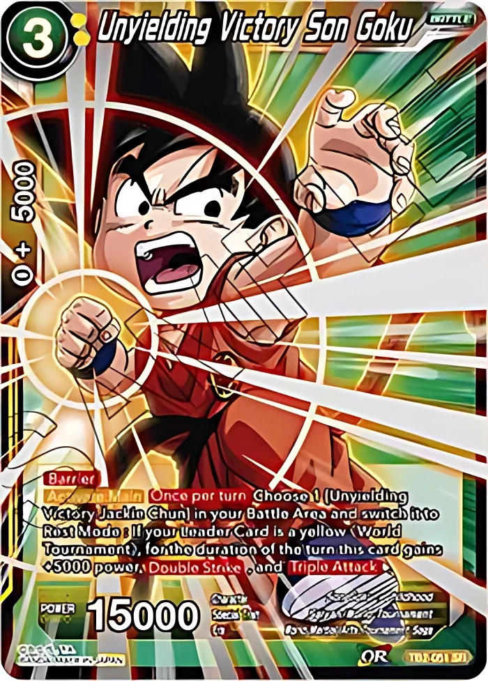 Unyielding Victory Son Goku [Tournament Promo] #TB2-051
