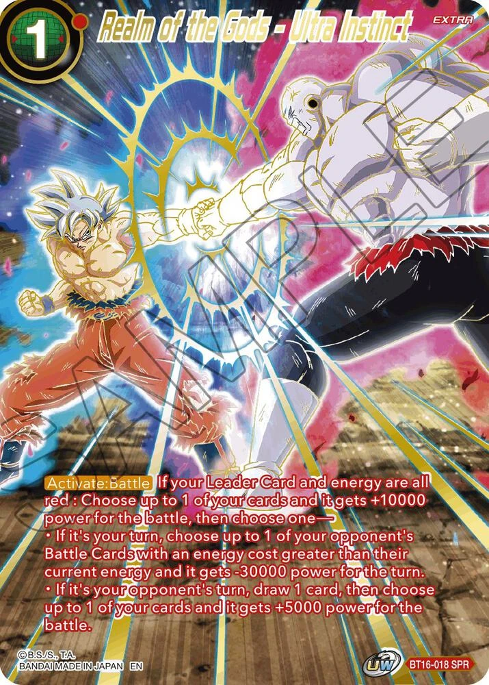 Realm of the Gods - Ultra Instinct [SPR] #BT16-018