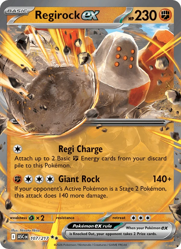 Regirock ex #107