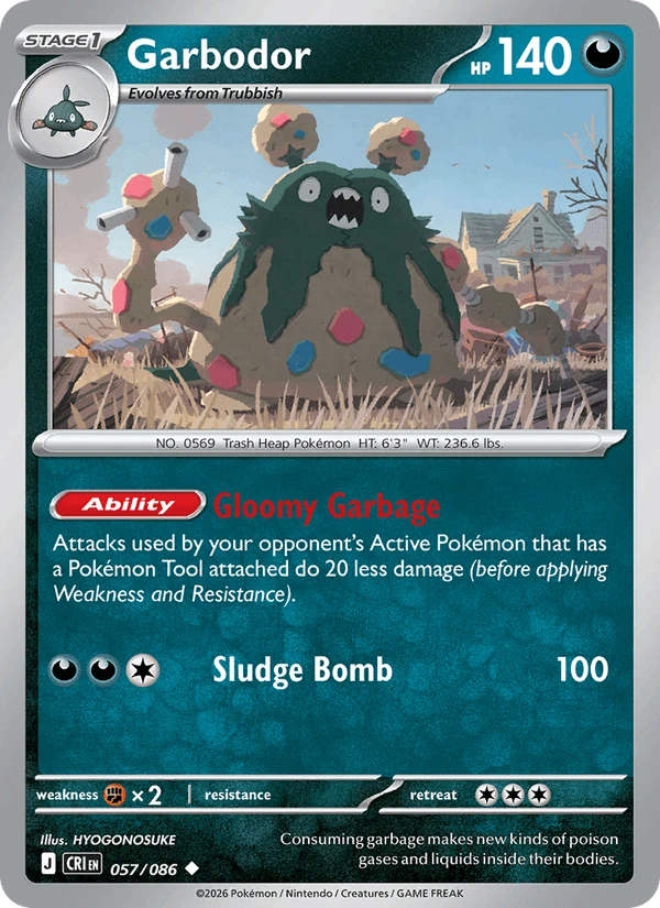 Garbodor Reverse Holo #57