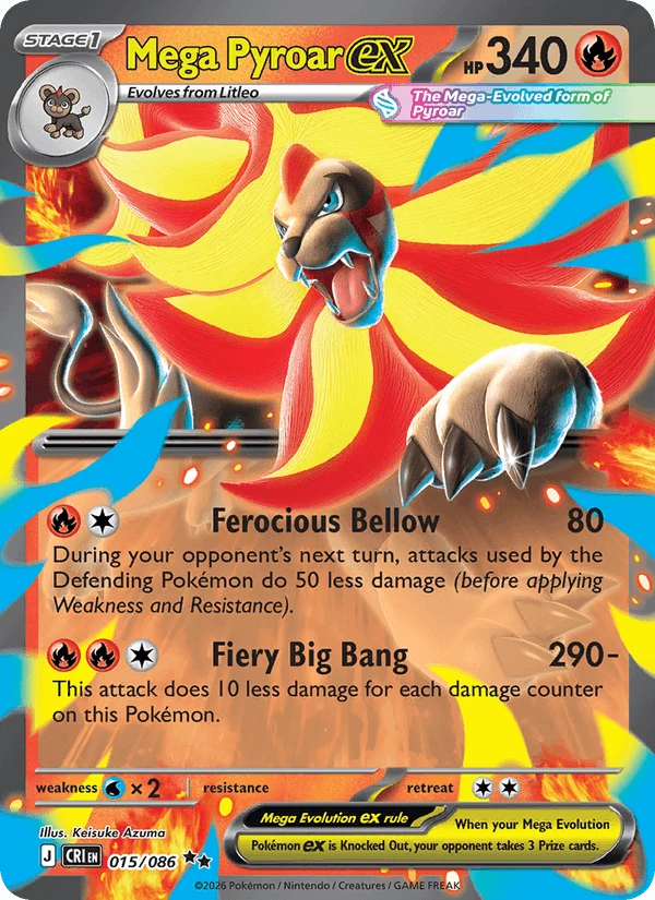 Mega Pyroar Ex #15