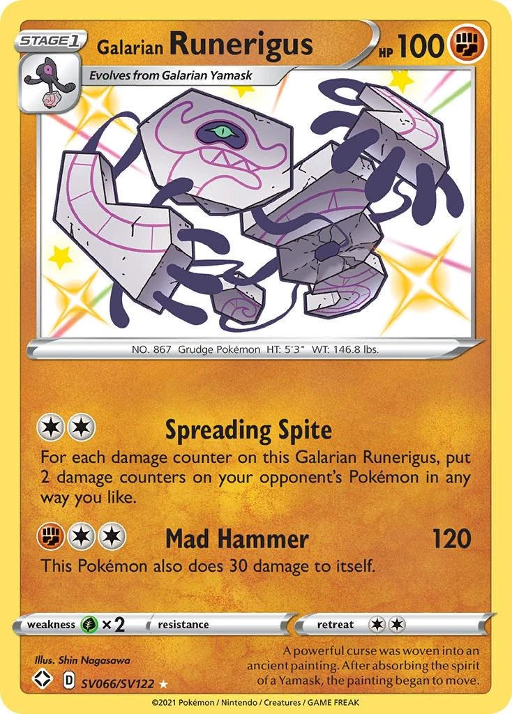 Galarian Runerigus Sv066