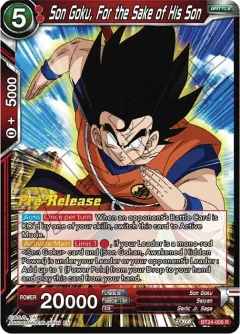Son Goku, For the Sake of His Son [Pre-Release]