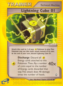Lightning Cube 01 Reverse Holo