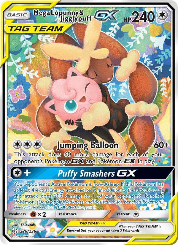 Mega Lopunny & Jigglypuff Gx #226