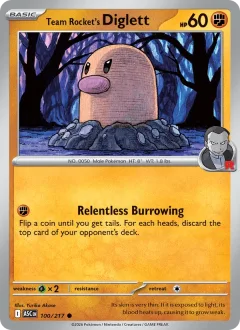 Team Rocket's Diglett Energy