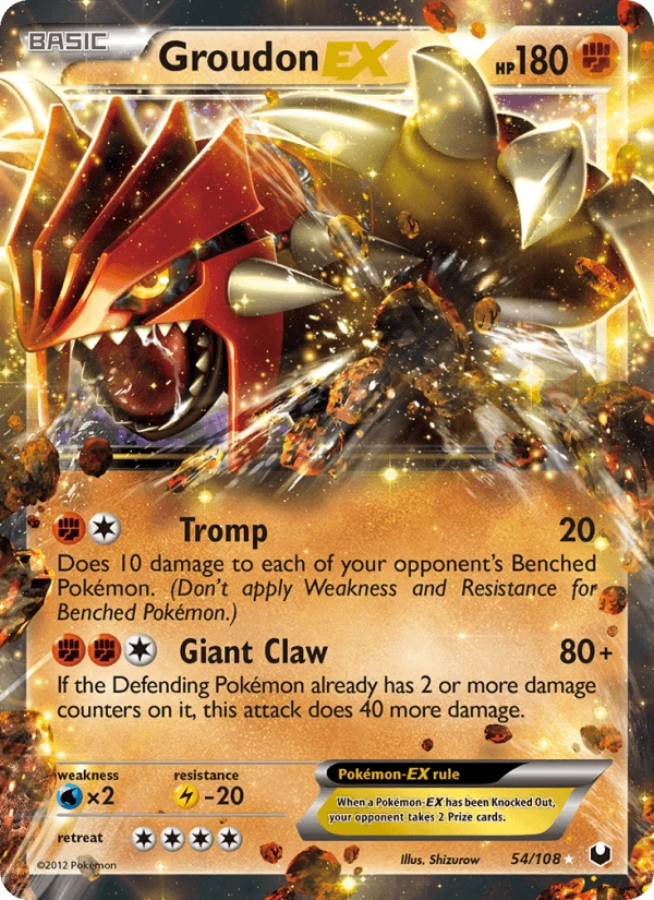 Groudon Ex #54