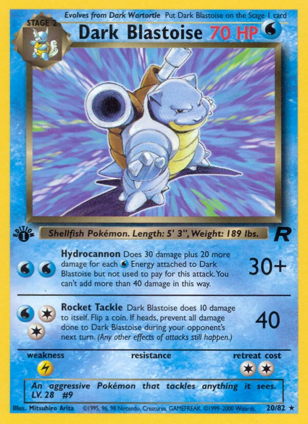 Dark Blastoise #20