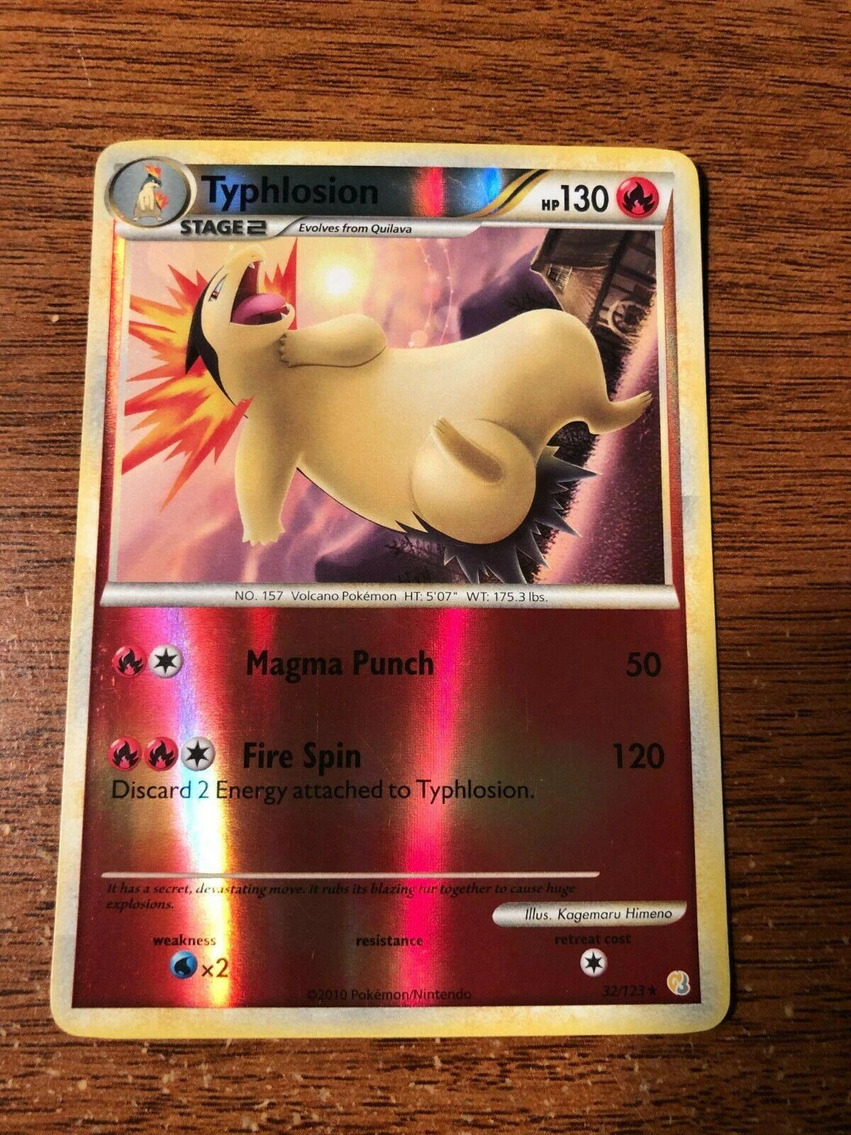 Typhlosion Reverse Holo #32