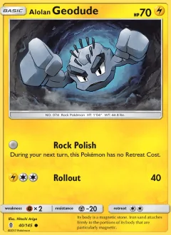 Alolan Geodude Reverse Holo