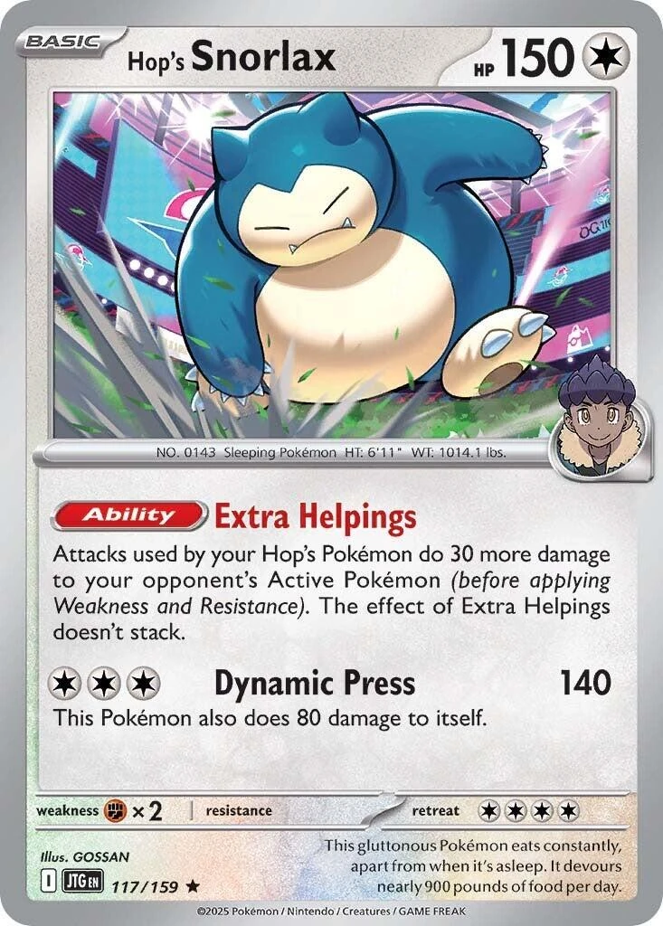 Hop's Snorlax Ball #136
