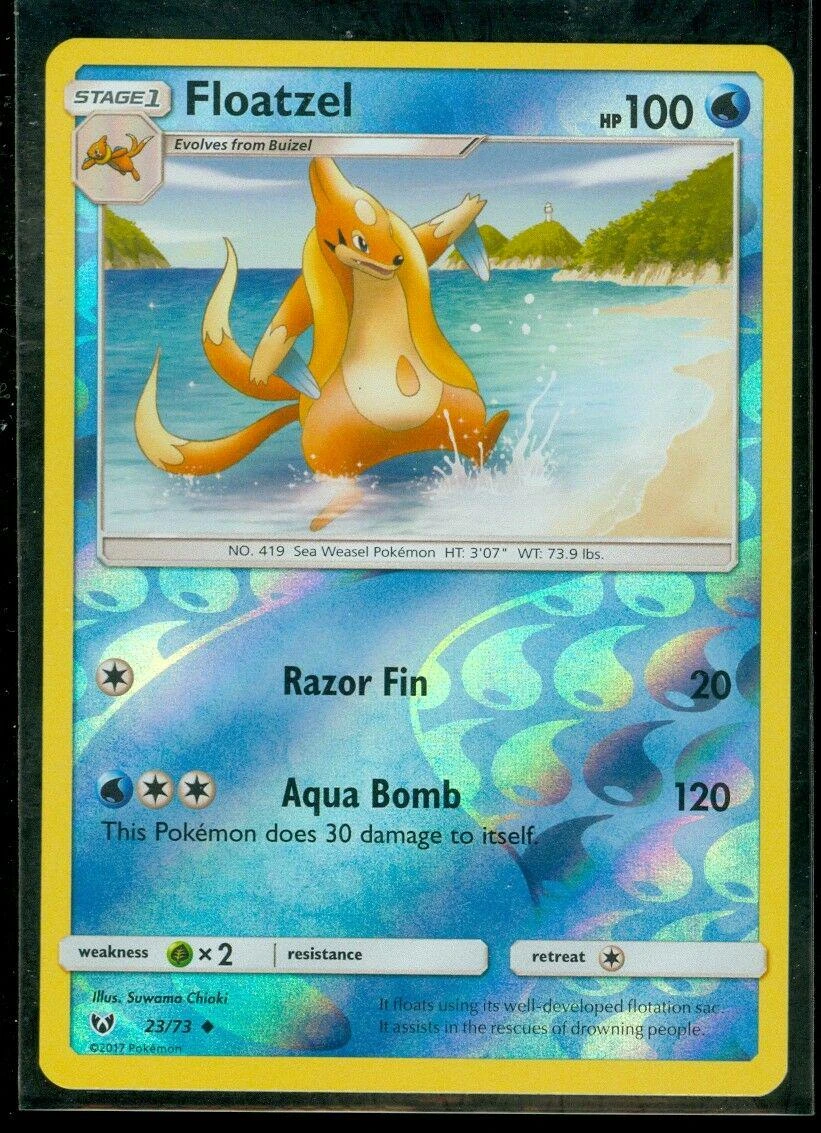 Floatzel Reverse Holo #23