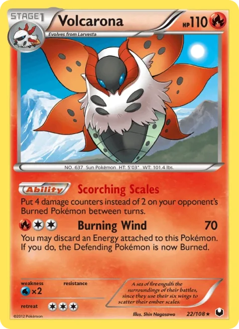 Volcarona Reverse Holo