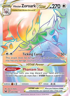 Hisuian Zoroark Vstar