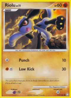 Riolu Reverse Holo