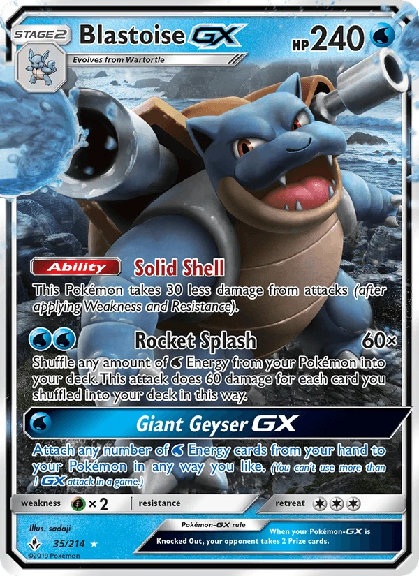 Blastoise Gx #35