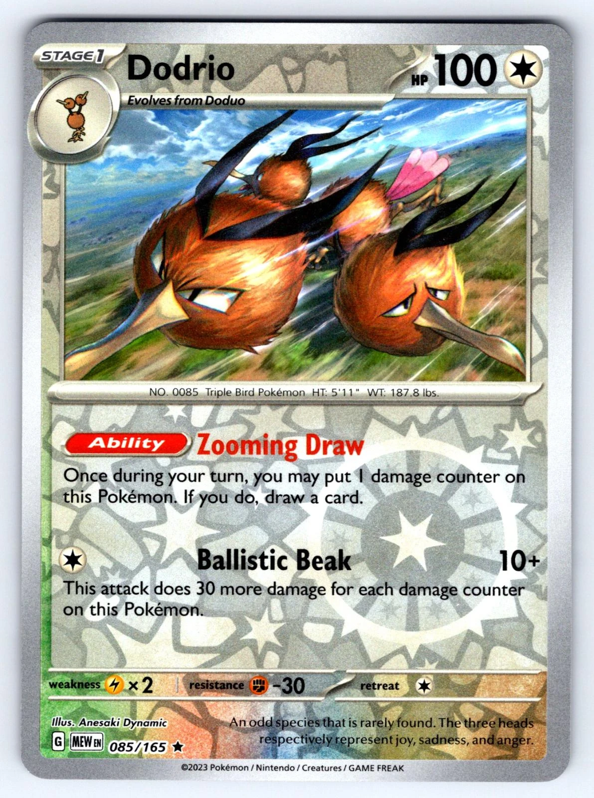 Dodrio Reverse #85