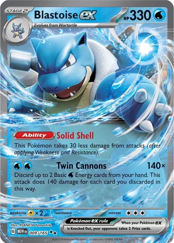 Blastoise EX #9