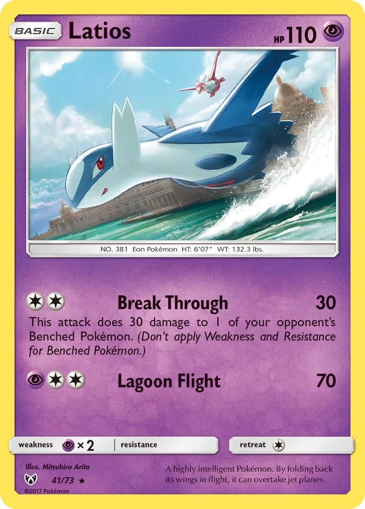 Latios Reverse Holo #41