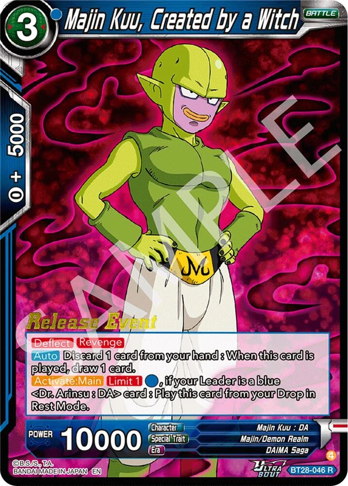 Majin Kuu, Created by a Witch [Release Event] #BT28-046