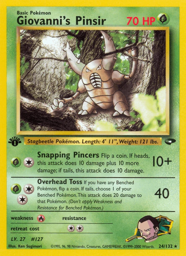 Giovanni's Pinsir #24