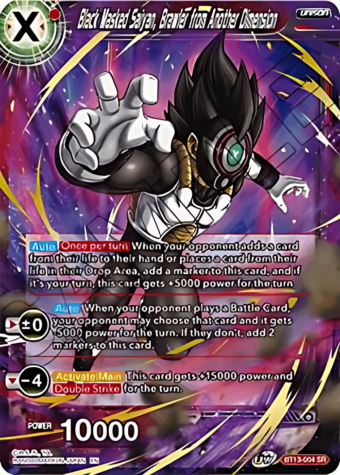 Black Masked Saiyan, Brawler from Another Dimension #BT13-004