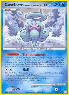 Castform Snow-Cloud Form Reverse Holo
