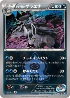 Team Aqua's Mightyena 1st Edition