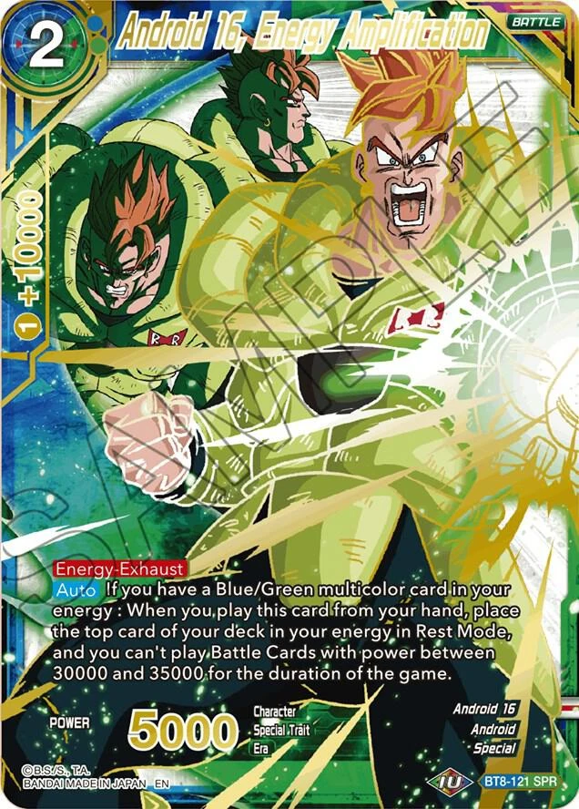 Android 16, Energy Amplification [SPR] #BT8-121