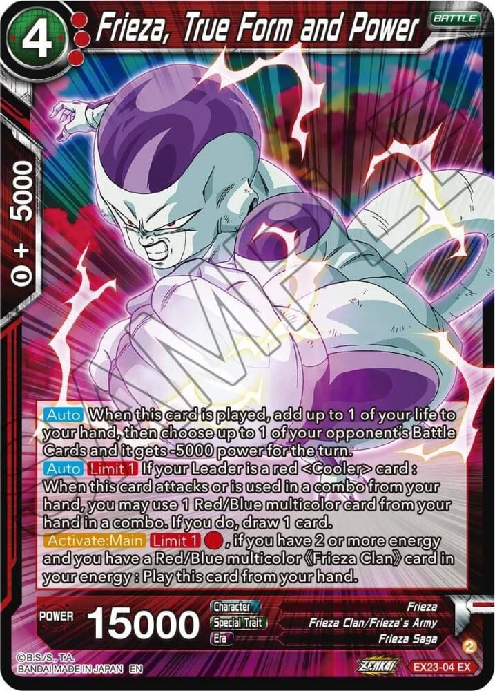Frieza, True Form and Power #EX23-04