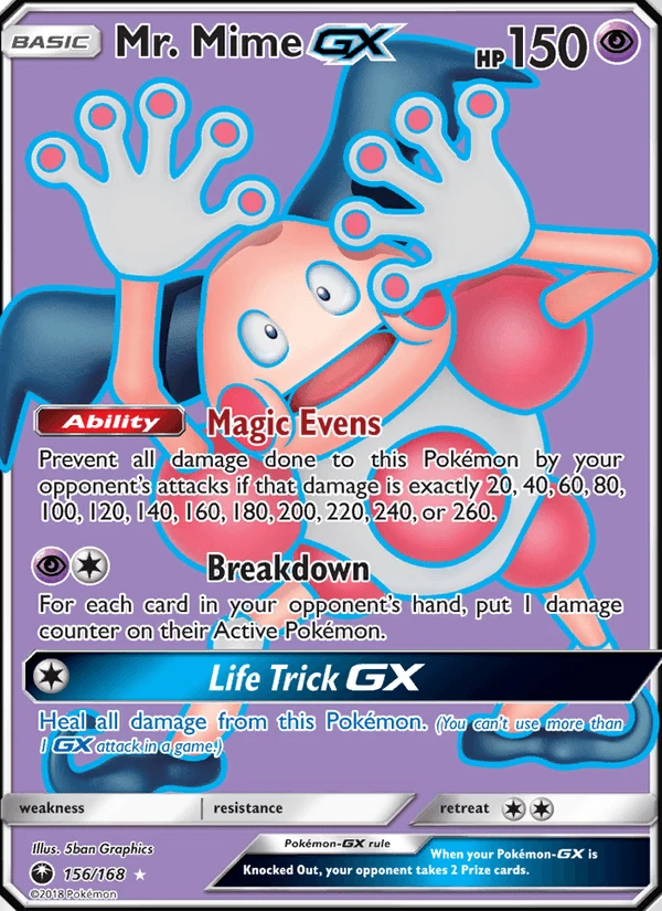 Mr Mime Gx #156
