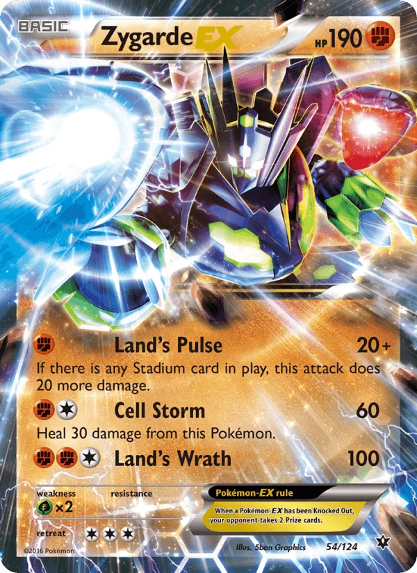 Zygarde EX #54a