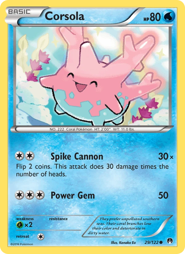 Corsola Reverse Holo #29