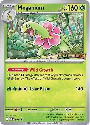 Meganium Stamped #1