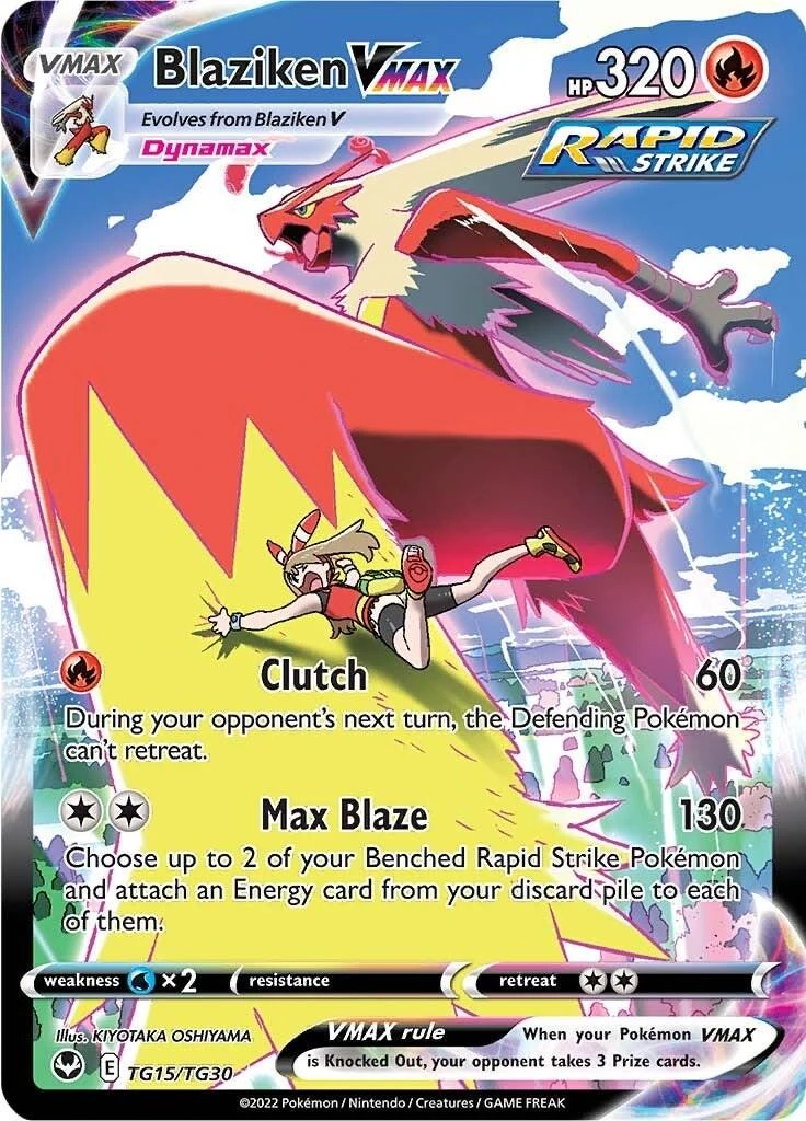 Blaziken Vmax Tg15