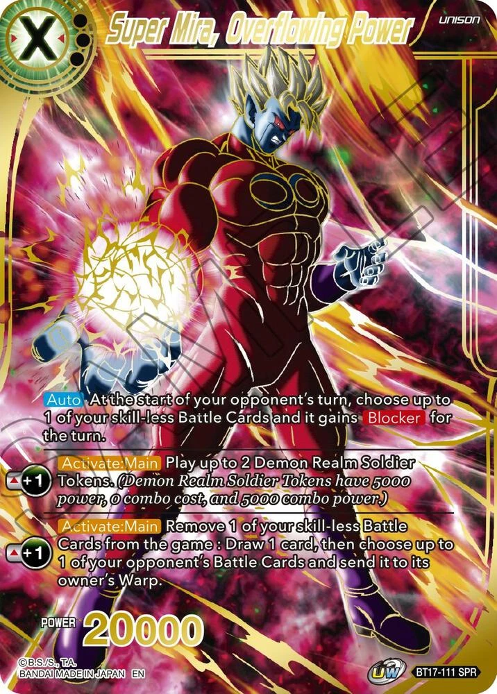 Super Mira, Overflowing Power [SPR] #BT17-111