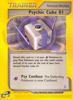 Psychic Cube 01 Reverse Holo