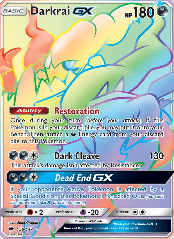 Darkrai Gx #158