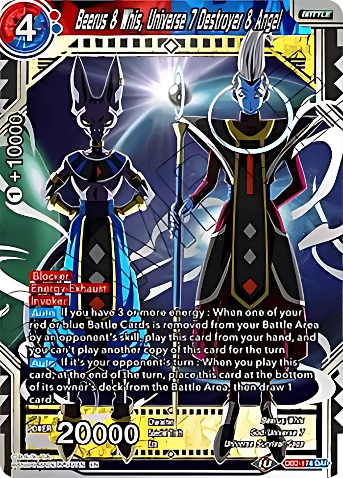 Beerus & Whis, Universe 7 Destroyer & Angel #DB2-174