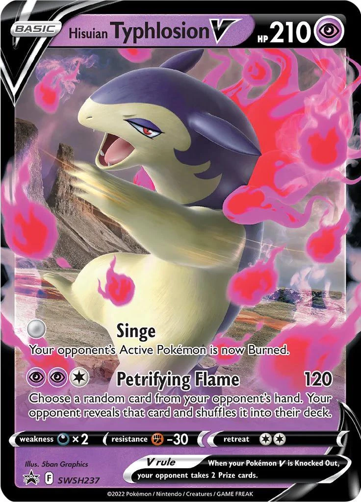 Hisuian Typhlosion V Swsh237